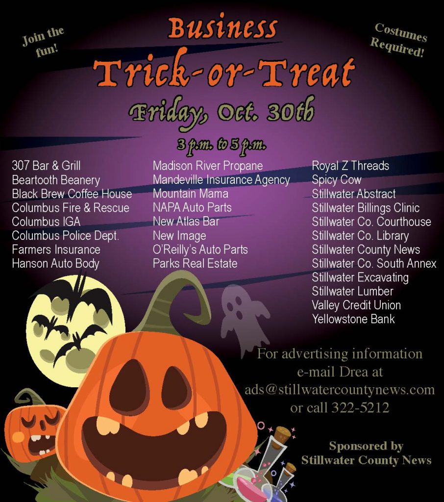 Business TrickorTreat Event Stillwater Billings Clinic Caring for